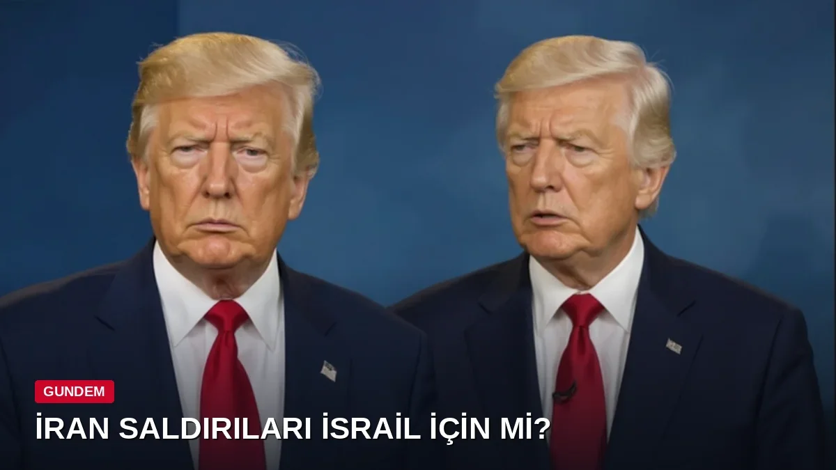 Trump: İran'a saldırılar İsrail ve Orta Doğu için yapılıyor